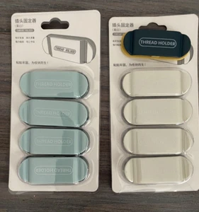 Plug Holder and Cable Clips, Adhesive Plug Cord Management 8 Pcs pack +1 free - Picture 1 of 10