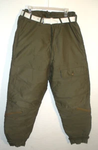 Vintage WWII Eddie Bauer Army Air Force Goose Down Flight Pants A-8 SZ 38 X 30 - Picture 1 of 3