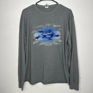 American Idol Kellog's Pop Tart 2007 Season 6 Autographed Long Sleeve Adult XL - Picture 1 of 7