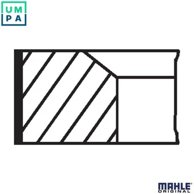 4x PISTON RING KIT 013 RS 00114 0N0 FOR DT224P8FBQVFAP8FAGBVAJQJLJ46G 2.2L 4cyl - Image 1 of 4