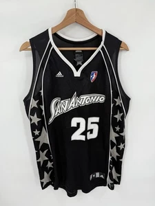 Camiseta deportiva de baloncesto Adidas San Antonio Silver Stars WNBA Becky Hammon talla mediana - Imagen 1 de 6