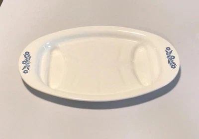 Plato de carne vintage Corning Ware azul aciano P-19 - Excelente NUEVO Foto 1 de 4