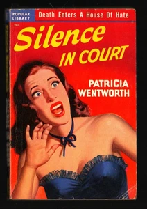 Vintage Popular Library 283 - Silence In Court - Patricia Wentworth - 1950 - Bild 1 von 3
