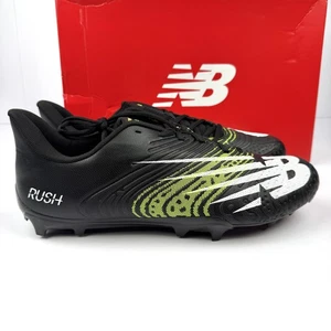 New Balance Shoes Mens Size 13 Black White Rush V3 Low Lacrosse Cleats RUSHLB3 - Picture 1 of 10