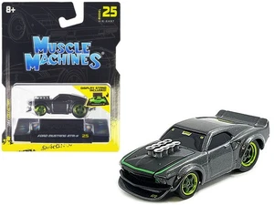 Modelo de coche Ford Mustang RTR-X gris metálico 1/64 diecast de Muscle Machines - Imagen 1 de 1