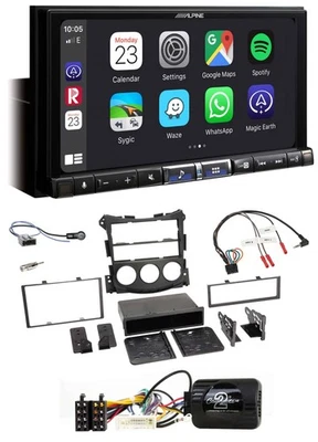 Alpine 2DIN DAB USB Lenkrad Bluetooth Autoradio für Nissan 370Z 2009-2013 Roadst - Bild 1 von 4