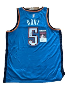 Lugentz Dort Signed Oklahoma City Thunder Jersey Autographed JSA COA - Picture 1 of 5