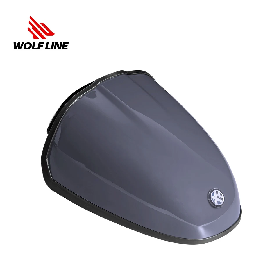 WOLFLINE Rear Passenger Seat Cover For BMW R NINE T R 9 T R9T 2014-2017 ABS Grey - Image 1 of 4