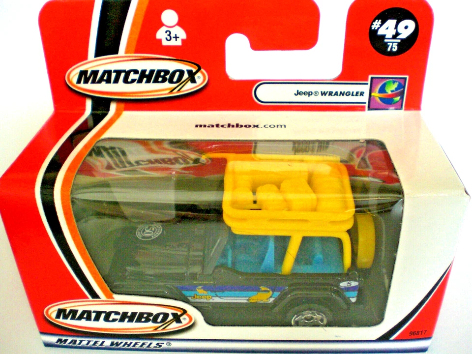 MATCHBOX * ROW * 50th * # 49 * JEEP WRANGLER * MIT LOGO AUF MODELL *2001 *IN OVP - Bild 1 von 1