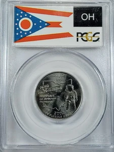 2002-D PCGS MS68 Ohio State Quarter Business Strike 25C Flag - Picture 1 of 4