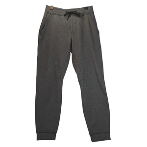 LULULEMON Intent Jogger Pants Mens Medium Dark Gray Athleisure Poly Wool Blend - Picture 1 of 10