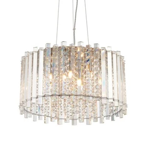 Ceiling Light Silver Hanna 5 Chrome Endon 78699 - Picture 1 of 8