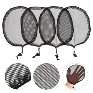 4 Pcs Perücken Haar Netz Damen Haarknoten Mit Haarnetz Haarknotenabdeckung - Bild 1 von 12