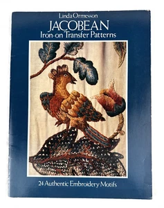 Jacobeon Iron-On Transfer Patterns, 24 Authentic Embroidery Motifs, Free Ship - Imagen 1 de 6