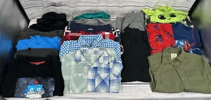 15 PIECE LOT YOUTH BOY SIZE 6-7 FALL WINTER CLOTHES - NIKE DSG GAP KIDS H&M  *15 - Picture 1 of 8