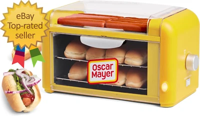 Oscar Mayer Encimera Extra Grande 8 Hot Dog Roller and Bun Horno Tostador - Mancha Foto 1 de 2