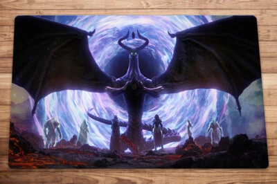 Nicol Bolas Dragon Trading Card Game MTG Playmat TCG CCG Matte Gratis Tasche - Bild 1 von 4