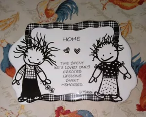 Adorable HOME Time Spent w/ LOVED ONES Enesco Children of the Inner Light plaque - Picture 1 of 4
