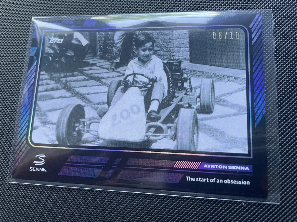 2023 Topps Now F1 STORY OF SENNA #1 - Parallel /10 - Image 1 of 2