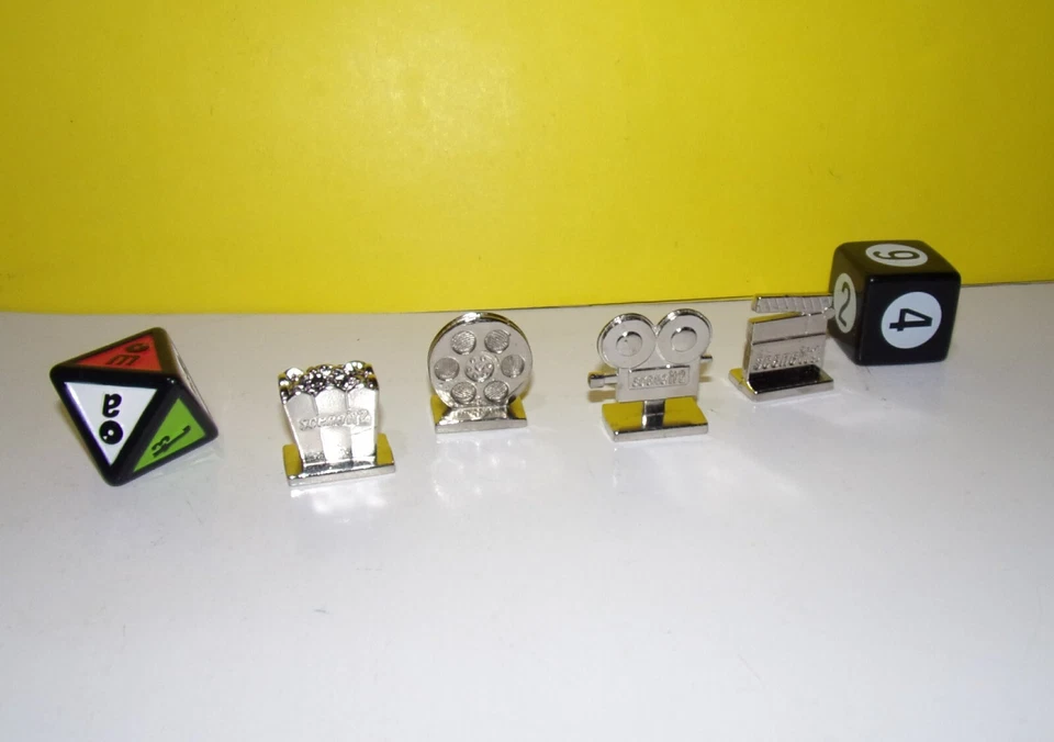 Carrete Mattel Tokens SCENE IT / Monopoly METAL - Palomitas de maíz - Clacker - Proyector Foto 1 de 1