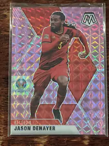 2020-21 Panini Mosaik UEFA EURO JASON DENAYER #12 Lila Prizm 33/49 Belgien - Bild 1 von 1