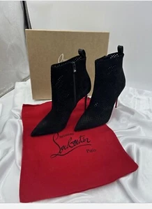 Authentic Christian Louboutin Booty in Black EU41/US11 New With Box - Picture 1 of 14