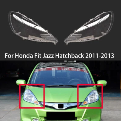 Cubierta de lente de faro transparente para Honda Fit Jazz Hatchback 2011 2012 2013 Foto 1 de 4