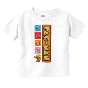 Cool Retro PACMAN Arcade Game Ghost Friends Toddler Boy Girl Youth T Shirt Tee - Picture 1 of 6