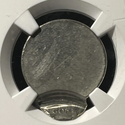 JEFFERSON 5C ERROR NGC MS65 STRUCK 85% OFF CENTER NICKEL - Image 1 of 4