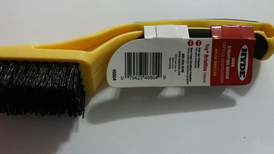 Wide Nylon Stripping Brush No 46804 Hyde Tools 3pk