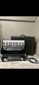 Excelsior Symphony Accordion LMMH 41 120 Made Is USA 4/5 Reeds 19 1/4 - Picture 1 of 16