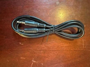 2-Pack Monoprice Audio Cable - 6 Feet - Black | 3.5mm Stereo Male to Male - Picture 1 of 2
