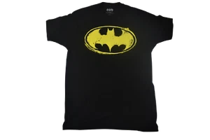 Camiseta negra con logotipo amarillo de Batman nueva XL, 2XL, 3XL - Imagen 1 de 5
