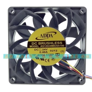 ADDA AS12024MB25A100 12025 DC24V 0.46A 12CM 4-Wire Cooling Fan - Picture 1 of 5