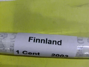 1 Cent 2003 Finnland Original Rolle (Z016/0435) - Bild 1 von 1