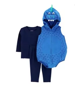 Carter’s Baby Boy Blue Dinosaur Costume NEW - Picture 1 of 1