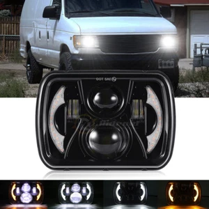 1pc 5X7 7x6 LED Headlights Hi/Lo Beam DRL for For E-550 E-450 E-350 Super Duty - Picture 1 of 12