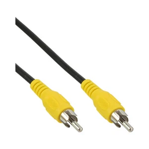 InLine® Cinch Kabel, Video, 1x Cinch Stecker / Stecker, Steckerfarbe gelb, 2m - Bild 1 von 1