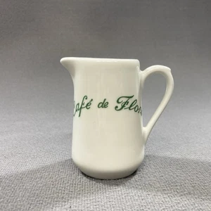 Apilco France Cafe de Flore 3.25" Small Creamer Milk Jug 2 fl oz - Picture 1 of 4
