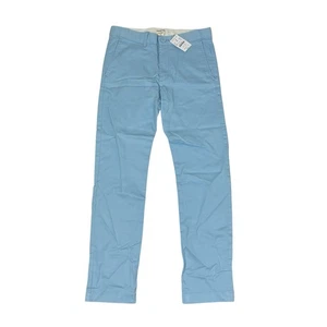 Crewcuts Boys' Solid Skinny-Fit Flex Chino Pants Light Blue School Size 10 NWT - Picture 1 of 4
