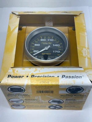 Auto Meter 4787-M Carbon Fiber In-Dash Electronic Speedometer km/h - Image 1 of 4