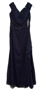 Jade by Jazmine Gr. 8 marine Kleid rouge ärmellos - Bild 1 von 7