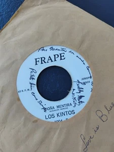 45 LOS KINTOS Dona Mentira Frape Lbl Autographed VG+ - Picture 1 of 2