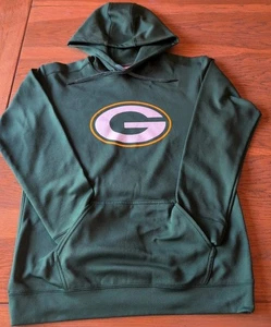 Green Bay Packers Gildan Pullover Hoodie - Green W/Pockets Men's Medium  - Picture 1 of 9