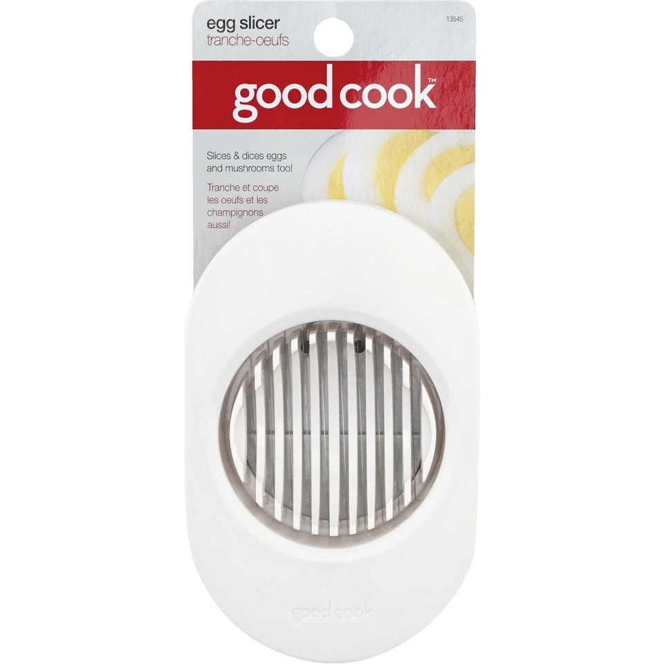 Fatiador de ovos Goodcook 13545 Goodcook 13545 076753135450 plástico branco - Imagem 1 de 1