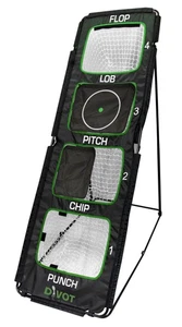 Red de práctica de juego corto de golf Divot redes negras nueva - Imagen 1 de 5