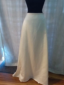 Ivory satin wedding skirt size 8 - Picture 1 of 4