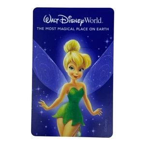 WDW Walt Disney World Theme Park Souvenir Card Ticket Peter Pan's Tinker Bell - Picture 1 of 3