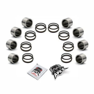 Vulcan 1600 Mean Streak B8F 2008 Brake Caliper Pistons Seals Kawasaki Front Set - Imagem 1 de 4