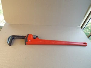 RIDGID 36" Straight Pipe Plumbing Wrench Heavy Duty USA - Nice ! (Pls Read) - Picture 1 of 15